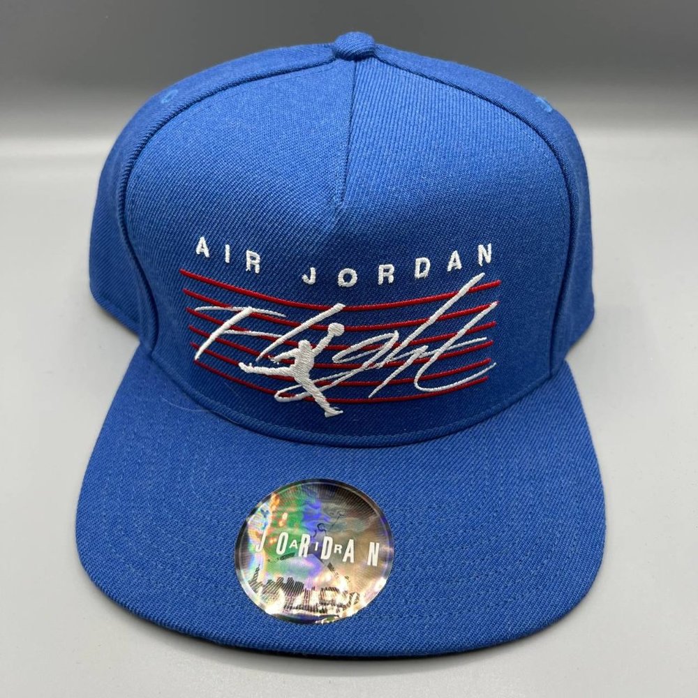Air Jordan True Flight Hat Men Blue Jumpman‎ Snap Back Cap